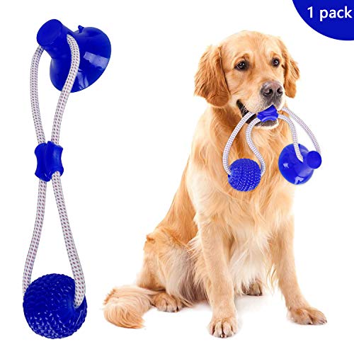 image for Feeke Pet Molar Bite Toy, Multifunction Interactive Ropes Toys, Self-P