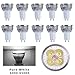 10pcs Pack Dimmable 110V 4W GU10 LED Bulbs - 6000K Daylight Spotlight - 330 Lumen, 40Watt Equivalent - 45 Degree Beam Angle ¡­