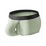 Cerahome Men's Boxers Briefs Fly Pouch Front Open