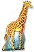 11 pc Giraffe Balloon Bouquet Decoration Happy Birthday Jungle Zoo Party Safari