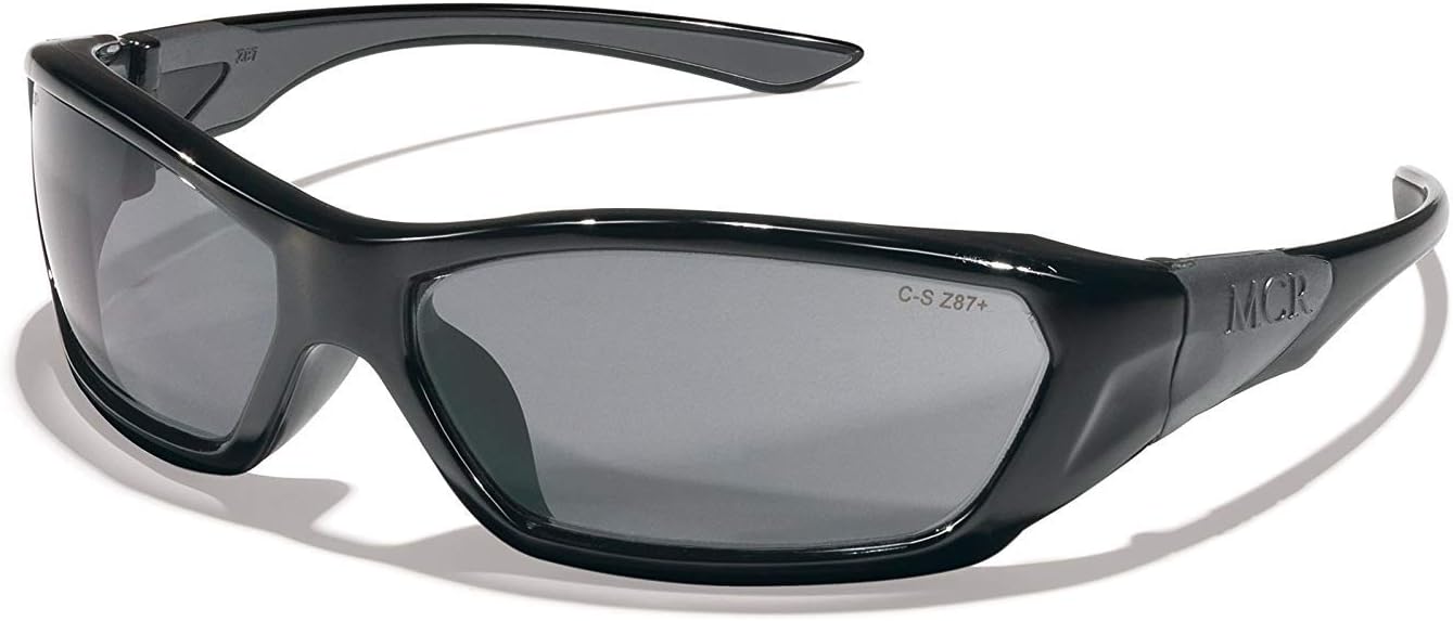 Crews CFF122 Force Flex Military Ballistic Safety Glasses Black Frame