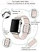 GEOTEL Apple Watch Band 38mm, Modern Buckle Genuine Leather Strap Smart Watch Band Replacement for Apple Watch Series 1 Series 2 iWatch (38mm-Large Size-Soft Pink)