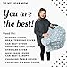 Infant Car Seat Cover, Stretchy Nursing Scarf, Car Seat Canopy, Shopping Cart Cover, High Chair Cover Protects Babies and Breastfeeding Mothers. Multiuse Cover for Babies (Arrows)