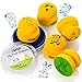 JOADY Stamps for Kids My First Stamps Rubber Craft Stamps Featuring 5 Cute Farm Animals Plus Safe Washable Water-Based Ink Pad. Easy Grip! Free Bonus: at The Farm – Coloring and Creative eBook