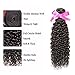 DSOAR 8A Peruvian Curly Hair Weave 3 Bundles (14 16 18, 300g) Virgin Kinky Curly Human Hair Weave 100% Unprocessed Hair Weft Extensions Natural Black Color