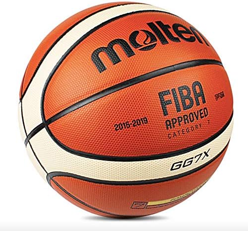 Sports Factory GG7X Basketball Official Size 7 Men's Basketball Ball for Indoor Outdoor Training Free with Ball Needle+Mesh Net