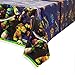 Teenage Mutant Ninja Turtles TMNT Party Supplies Bundle Pack Includes Plates, Cups, Napkins, Table Cover, Crepe Streamer, Favor Loot Bags, Stickers, Masks, Skateboards - Total 90 Pieces