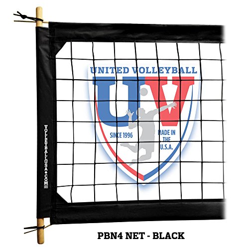 United Volleyball Supply Professional Pro Beach Power Net (Black)