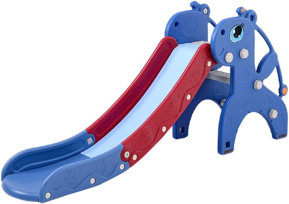 Rain City 2019 Pony Shape Slide, Indoor Foldable Child Toy Full Length 1.7m Can Withstand 50kg or Less Easy to Install Safe for 1-5 Year Old Baby As a Gift