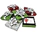 Christmas Gift Card Holder Boxes Holiday Money Card Holders Party Favor Décor, Pack Of 6 Assorted Red Green And Silver Present Box With Bow By Gift Boutique