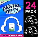 Dental Cheek Retractor -Pack of 24- Small Size Mouthpiece for Mouth Guard Challenge,Watch Ya Mouth, Speak Out Game & Teeth Whitening.Perfet for Small Mouth & Kids.