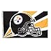 Fremont Die NFL Pittsburgh Steelers 3' x 5' Flag with Grommets, 3 x 5-Foot, Helmet