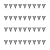 100â€™ Feet Plastic Checkered Flag Decoration Racing/Nascar Car Flag Decor For Parties Fun Triangles Squares
