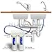 Premium Under Sink Direct Connect Two Stage Water Filtration System with 100% lead-free Chrome faucet -Removes Chlorine, Bad Tastes, Odors And 99.99% of Contaminants