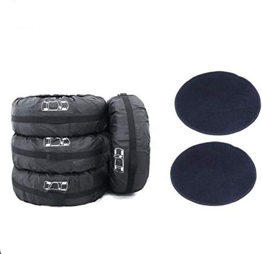 J&C Seasonal Tire Cover Pack of 425.7 Inches Small Spare DustProof