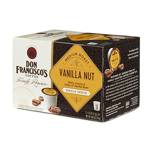 Don Francisco's Vanilla Nut, Premium 100% Arabica, Flavored, Medium-Roast, Single-Serve Pods for Keu - //coolthings.us