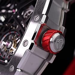 TSAR BOMBA Men's Automatic Watch Mechanical Tonneau