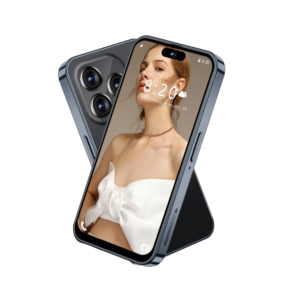 PrzSay mini Smartphone for Kids with 4.0 inch Small HD Screen, 3GB RAM+32GB ROM,4G Dual SIM,Android 10.0,WiFi,Bluetooth,FM,GPS Pocket Phone (Black)