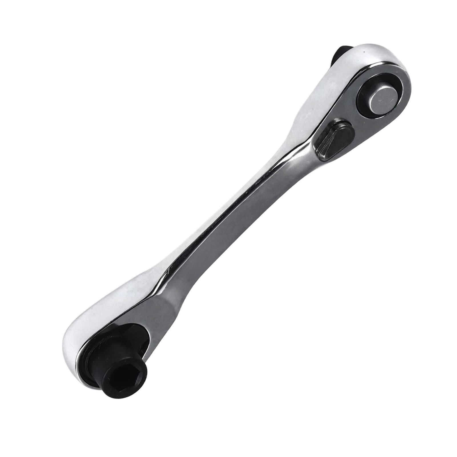 1/4 Inch Mini Ratchet Wrench, Double Headed with 72 Tooth Drive Socket and Screwdriver Bit Ratchet Set 5 Degrees Quick Install Release Socket Wrenches Ideal for Tight Spaces and Versatile Repairs