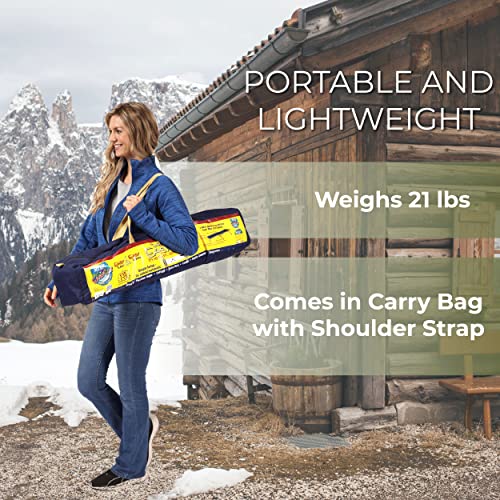 BYER OF MAINE Easy Cot Extra Large Folding Cot Heavy Duty Cot for