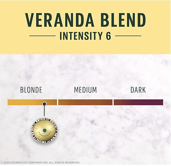 STARBUCKS® VERANDA BLEND® STARBUCKS® BY NESPRESSO® FOR VERTUO