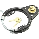 Leadigol Steel Bike Locks with Key,Bicycle Bike Lock Portable for Bike,Cycling Wheel Lock Anti Theft Bicycle Locks Chain