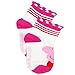 Peppa Pig Girls 6 pack Socks (4-6 Toddler (Shoe: 7-10), White/Multi Quarter)