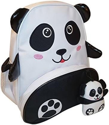 MELLA LEV Baby Kids Panda Teddy Bear include Plush Toy, White/Black