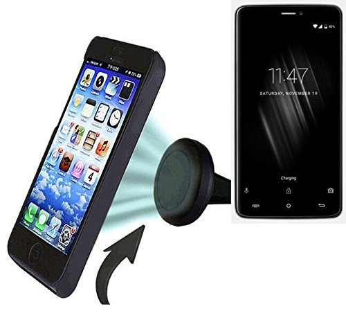 K-S-Trade Für Cubot Max Auto Handy Halterung KFZ Halter Lüftungsgitterhalterung Air Vent Mount Smartphone Halter für Cubot Ma