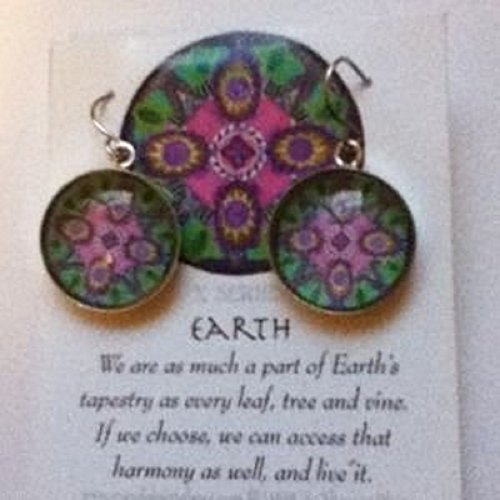 Earth - Mandala Earrings