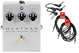 Hartman Electronics BC108 Silicon Fuzz Bundle - 4 Items: 2x 18.6' Strukture Cables, 2x Hosa Patch Cables