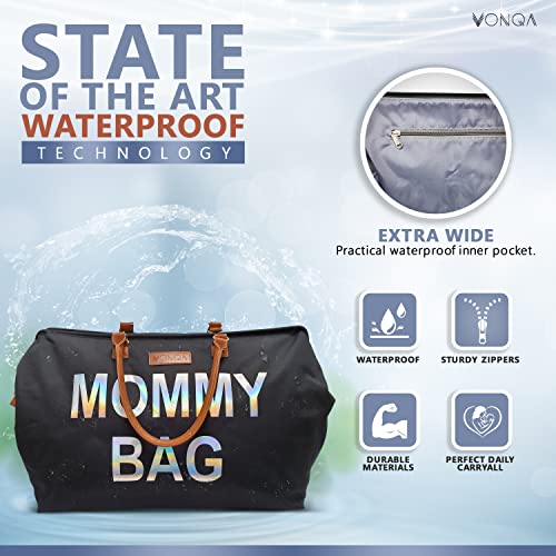 VONQA Mommy Bag for Hospital, Labor and Delivery Extra Large Diaper