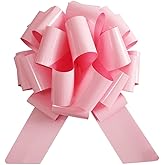 1Pc Big Pink Bow,16 Inch Giant Car Bow Large Gift Bow Large Christmas Gift Refrigerator New House Bicycle and Party Decoration Giant Gift Packaging Bow