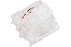MELETRIX WS Aurora Series Linear Mechanical Keyboard Switches 5 Pins PCB Mount Lubed Switches Clear(35pcs)