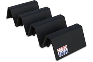 BULLKE USA-Made Rooftop Pipe Support CTL - 6" Heavy Duty - 250 lbs Capacity - Pipe Cradle & Conduit Support - 100% Recycled Plastic - 4 Pack