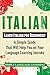 Italian: Learn Italian for Beginners: A Simple Guide that Will Help You on Your Language Learning Journey by Simple Language Learning