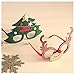 JOYIN 8PCS Christmas Glasses Glitter Party Glasses Frames Christmas Funny Sunglasses Christmas Party Glasses for Photo Booth (One Size Fits All)