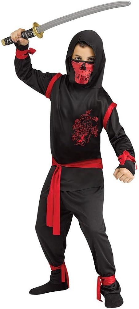 Fun World Dragon Ninja Warrior Childs Halloween Costume