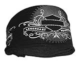Harley-Davidson Women's Studded Wild & Free Bar & Shield Headband, Black HP16730