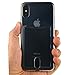 iPhone X Case, Lontect Slim Thin Crystal Clear Flexible TPU Case with Card Slot for Apple iPhone X