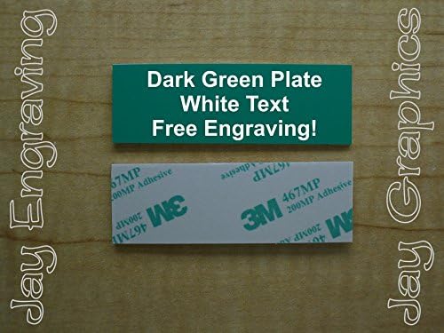 Custom Engraved 1x3 Plate | Name Tag Sign Placard | Badge With Adhesive | Engraving Trophy Plaque Urn Keepsake Loving Personalized Small Business Home Office Wall Door Plaque (Pine)