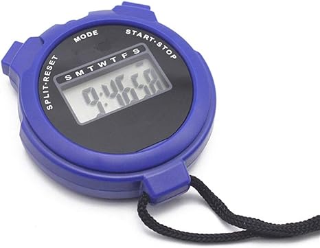 Amazon Co Jp スポーツデジタルストップウォッチタイマ 2個の多機能ストップウォッチ電子タイマー防水デジタルスポーツストップウォッチタイマスポーツフィットネス学生トレーニング陸上コーチ審判 フィットネスコーチと審判のために Color Blue Size 7 0x6 2x1