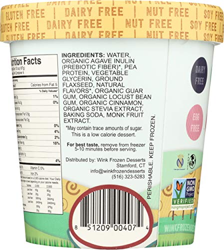Wink, Frozen Dessert Cinnamon Bun, 16 Ounce