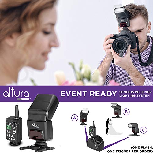 Altura Photo AP305S Camera Flash and Wireless Manual Trigger for Sony