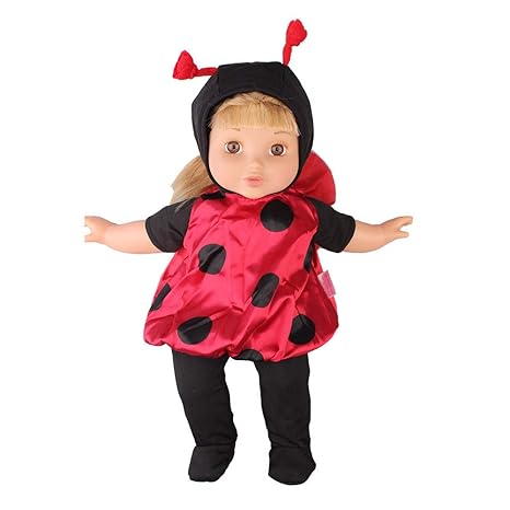 EDTara Doll Clothes 14 Inch American Girl Doll Accessories Play House Children Change Clothes Toys red