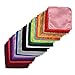 I-MART 30 Pack Pocket Squares for Men, Solid Color Satin Handkerchiefs for Men, 8.5x8.5 Inch Pocket Square Set for Wedding, Formal Events, Suit & Tuxedo Accessories