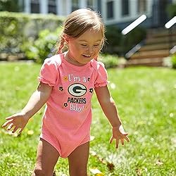 Gerber NFL Green Bay Packers 3 Pack Ruffle Sleeve