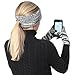 TrailHeads Women's Space Dye Knit Ponytail Headband - black & white