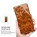 iPhone 8 Case iPhone 7 Leather Case, Icarercase Oil Wax Genuine Leather Detachable 2 in 1 Case, Wallet Folio Flip and Back Cover Design with Magnetic Strap for iPhone 7/8 4.7 inch (Brown)