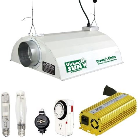 400 Watt HPS+MH Grow Light Hood Reflector Digital Ballast Kit